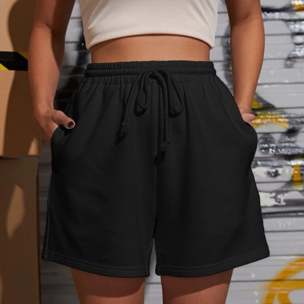 Black shorts. SHEIN. Size L (8-10)